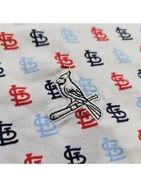 St. Louis Cardinals All Over Print Polo Shirt SGA XL AOP Golf Casual Gameday